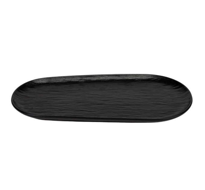 Тарелка "Симметрия", черная, 31 см (9096-008)