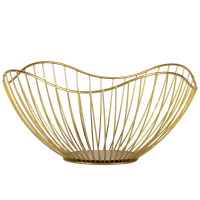 Фруктовница "Золотое яблоко", 27*13 см (9138-001) Фруктовница "Золотое яблоко", 27*13 см (9138-001)