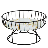 Фруктовница "Мрамор", 22,5*12,5 см (9063-003)