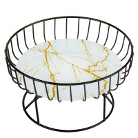 Фруктовница "Мрамор", 22,5*12,5 см (9063-003)