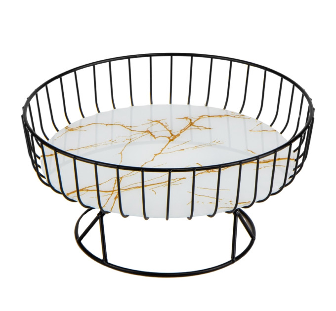 Фруктовница "Мрамор", 27*13,5 см (9063-002)