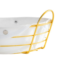 Хлебница металлическая "Благоухающая сдоба", 24*7 см (9140-004)