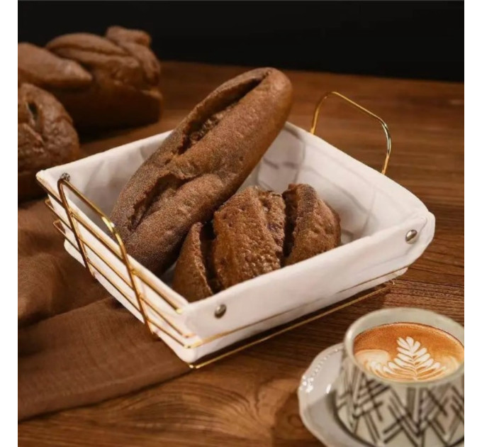 Хлебница металлическая "Хлебный уголок", 19*26*7 см (9140-006)