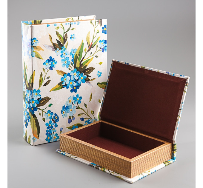 Набір книг-скриньок "Волошки" (30*21*7 см) (056U)