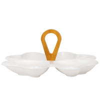 Набор пиал на бамбуковой подставке "Светлые сердца", 27 см (9184-018)