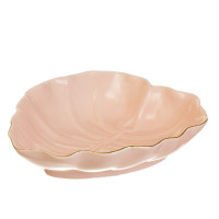 Блюдо "Розовый лист тропики", (комплект 2 шт) (4001-005)