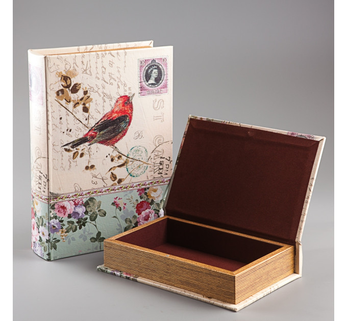 Набор книг-шкатулок "Почтовая марка" (30*21*7 см) (062U)