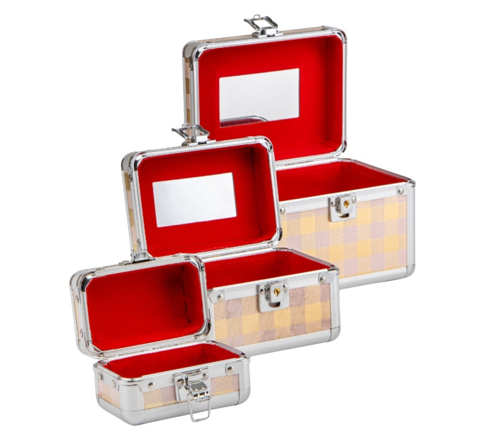 Кейс-шкатулка "Три скриньки", 3 в 1, 16,5*18 см (9036-006)