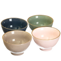 Набор из 4 пиал. Ассорти (004ALP/assorted)