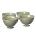 Набор из 4 пиалов. Оливковый (004ALP/green)