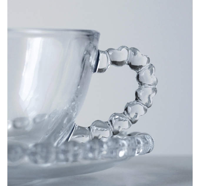 Чашка и блюдце "Сердце", 200 мл, 200 мл (9145-005)