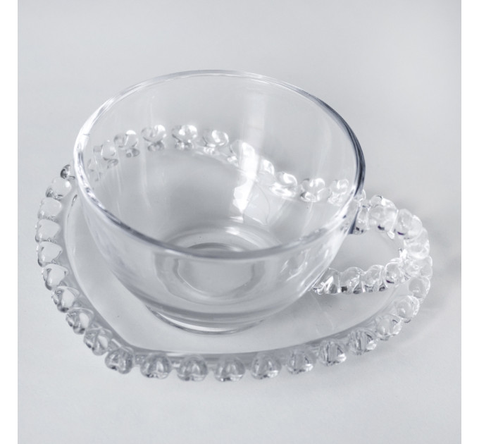 Чашка и блюдце "Сердце", 200 мл, 200 мл (9145-005)