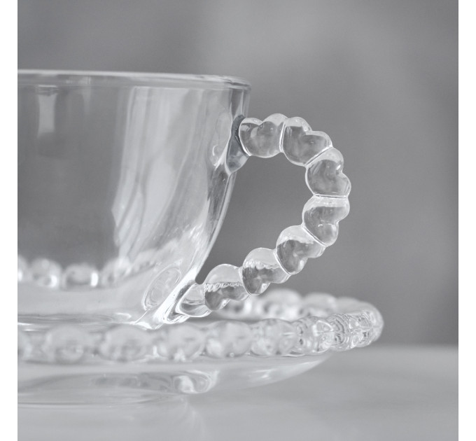 Чашка з блюдцем "Серце" (9145-006)