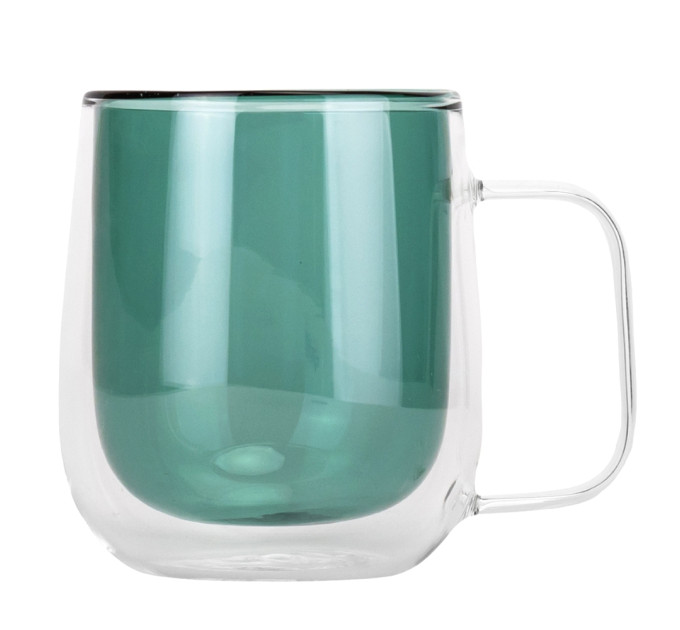 Стакан с двойными стенками и ручкой "Радуга", 250 мл * Рандомный выбор дизайна (9095-005)