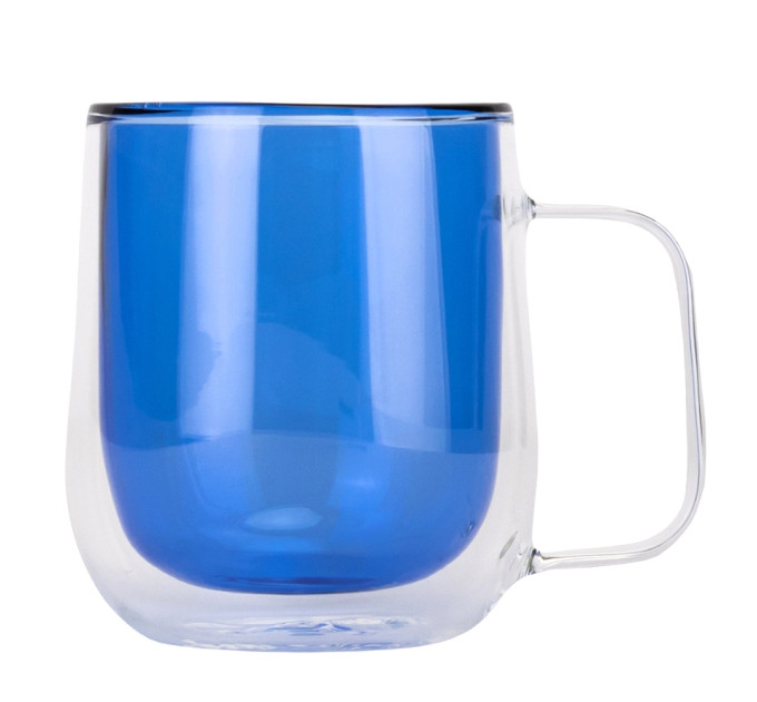 Стакан с двойными стенками и ручкой "Радуга", 250 мл * Рандомный выбор дизайна (9095-005)