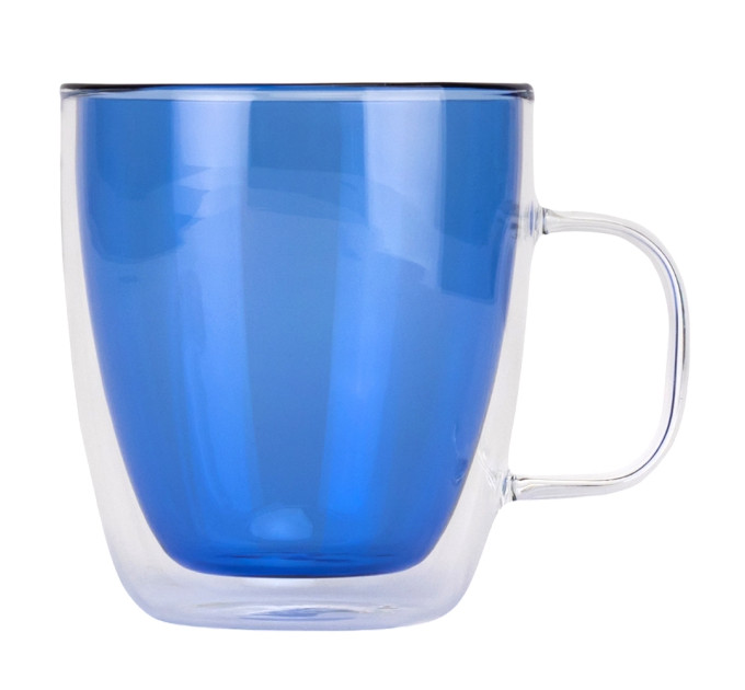 Склянка з подвійними стінками та ручкою "Калейдоскоп", 400 мл * Рандомний вибір дизайну (9095-004)