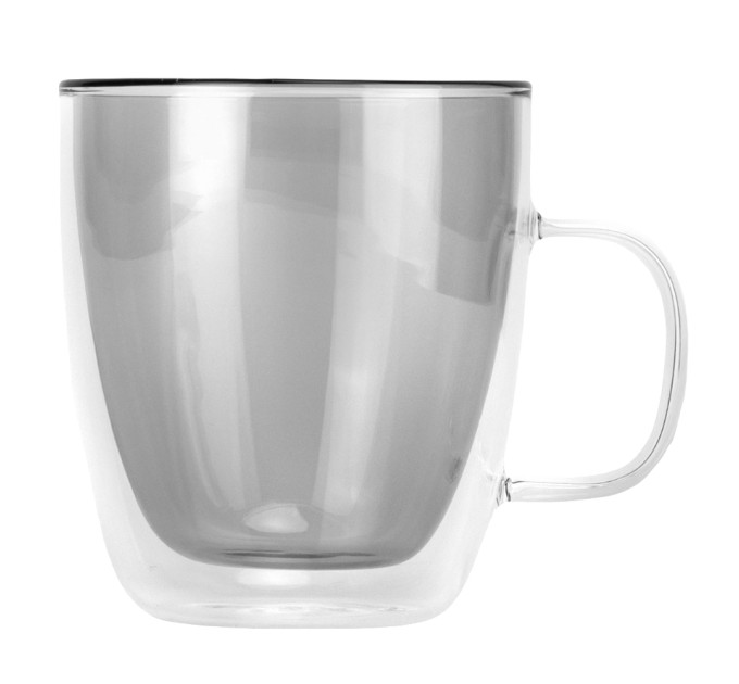 Склянка з подвійними стінками та ручкою "Калейдоскоп", 400 мл * Рандомний вибір дизайну (9095-004)