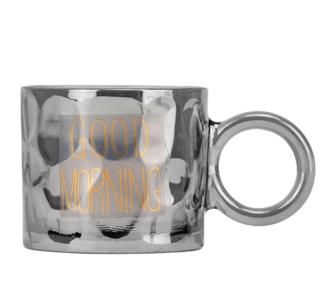 Кружка "Доброе утро", серая, 270 мл (9106-009)