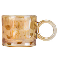 Кружка "Доброе утро", золотая, 270 мл (9106-008) Кружка "Доброе утро", золотая, 270 мл (9106-008)