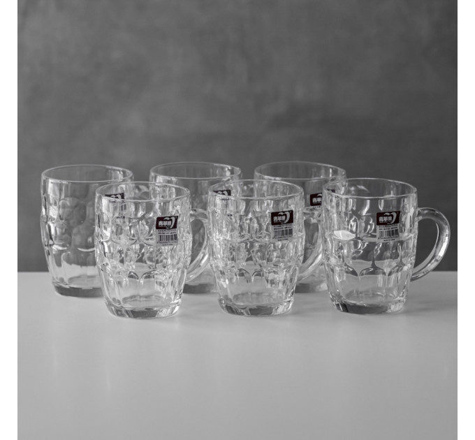 Пивной бокал "Пивной Ритуал", (комплект 6 шт) 560 мл (ZB01-300)