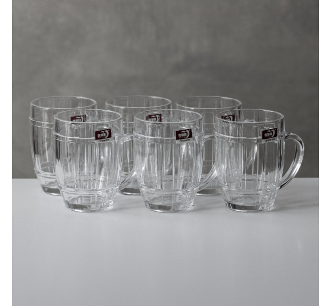 Пивний келих "Майстер Смаку", (комплект 6 шт) 600 мл (ZB06-500А)