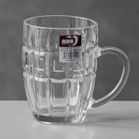 Пивной бокал "Настоящее Удовольствие", (комплект 6 шт) 390 мл (ZB06-300C)