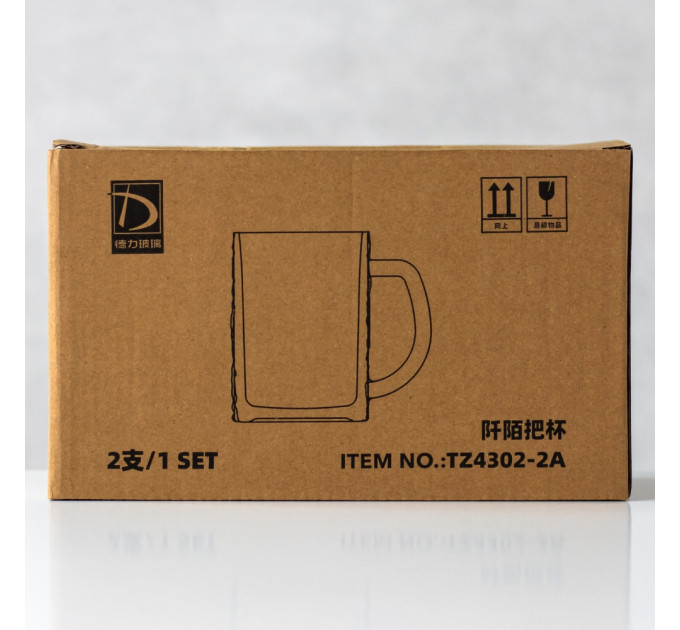 Пивний келих "Смак Хмелю", (комплект 2 шт) 470 мл (9177-002)