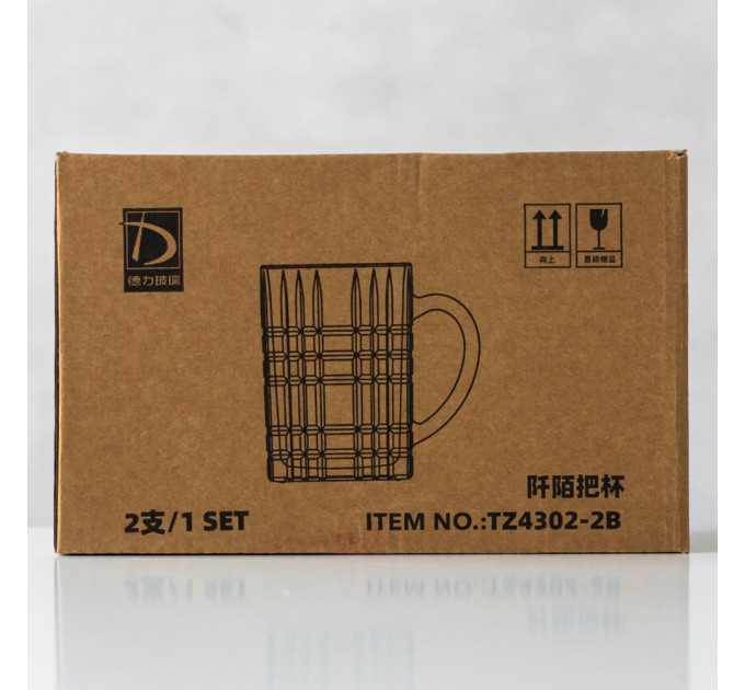 Пивной бокал "Пенная Вершина", (комплект 2 шт) 470 мл (9177-004)