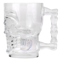 Бокал для пива "Череп", (комплект 2 шт) 490 мл (9176-003)