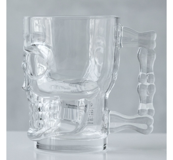 Келих для пива "Череп", (комплект 2 шт) 490 мл (9176-003)