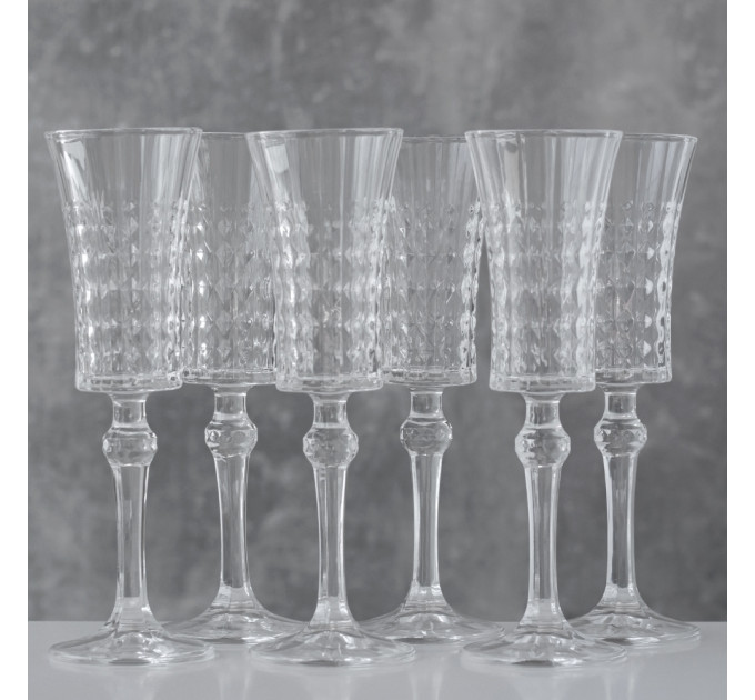 Бокал "Вкус жизни", (комплект 6 шт) прозрачный (9102-006)