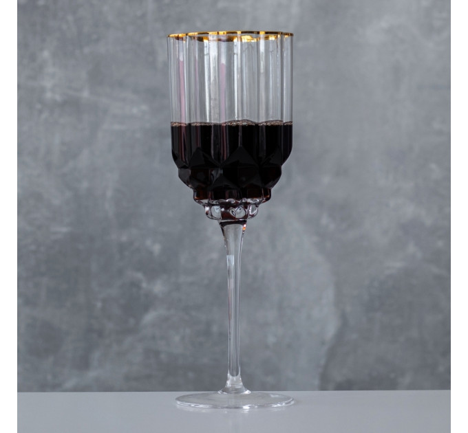 Келих "Золота лоза", (комплект 6 шт) 380 мл (9118-006)