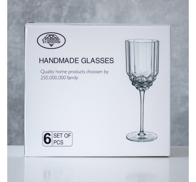 Келих "Золота лоза", (комплект 6 шт) 380 мл (9118-006)