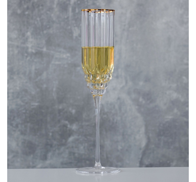 Бокал "Золотые сутки", (комплект 6 шт) 200 мл (9118-005)