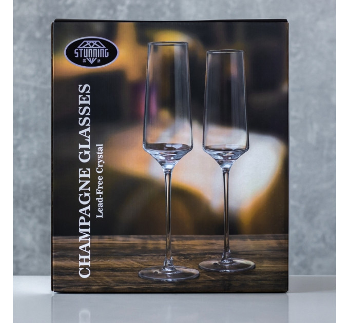 Бокал "Золотые сутки", (комплект 6 шт) 200 мл (9118-005)