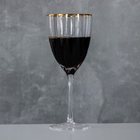 Бокал "Золотые лепестки", (комплект 6 шт) 330 мл (9118-002)