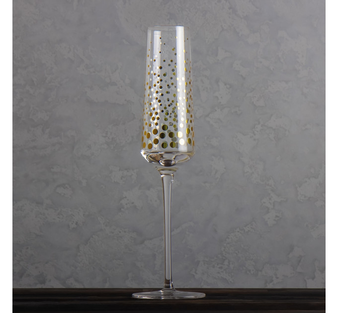 Бокал "Брызги шампанского", (комплект 4 шт) 180 мл (9056-010)