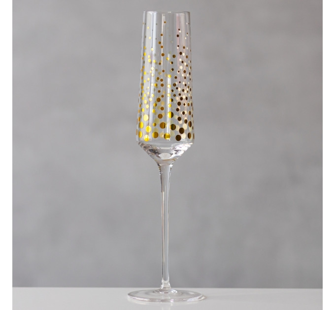 Бокал "Брызги шампанского", (комплект 4 шт) 180 мл (9056-010)