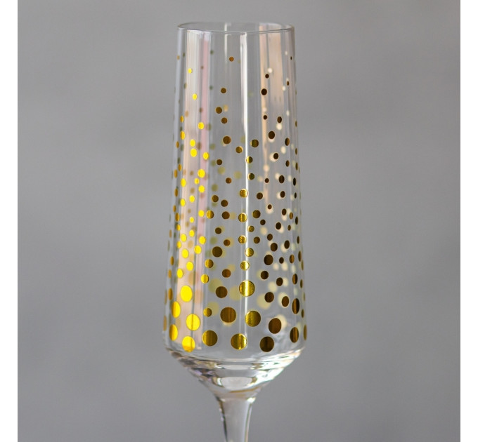 Бокал "Брызги шампанского", (комплект 4 шт) 180 мл (9056-010)
