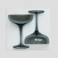 Бокал "Шампань", (комплект 2 шт) изумрудный, 400 мл (9056-002)