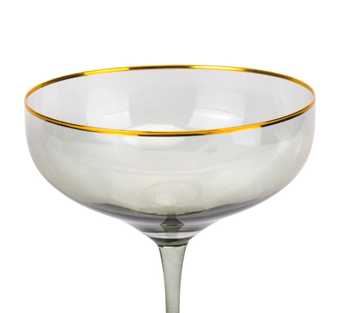 Бокал "Шампань", (комплект 2 шт) изумрудный, 400 мл (9056-002)