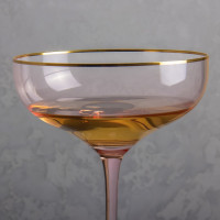 Бокал "Шампань", розовый, (комплект 2 шт) 400 мл (9056-001)