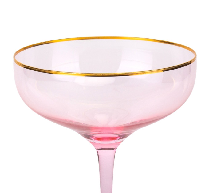 Бокал "Шампань", розовый, (комплект 2 шт) 400 мл (9056-001)