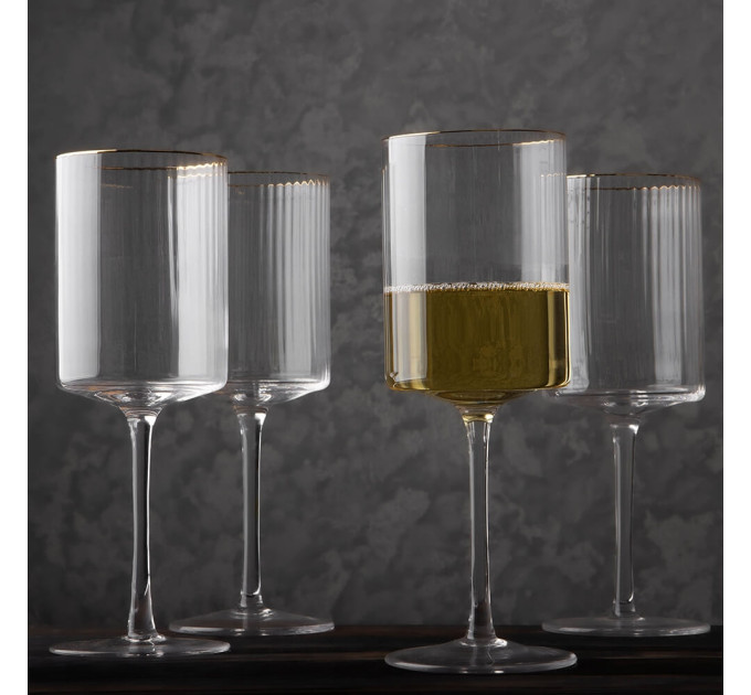 Бокал "Незабываемый вечер", (комплект 4 шт) 500 мл (9005-021)