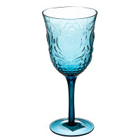 Бокал с голубой узором, (комплект 6 шт) (001HH/blue)