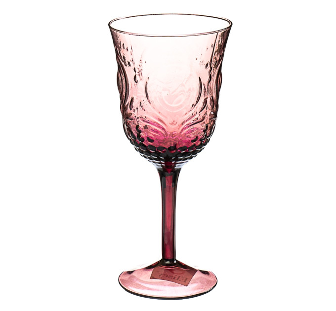 Келих з візерунком фіолетовий, (комплект 6 шт) (001HH/purple)