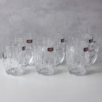 Пивной бокал "Хмельной Янтарь", (комплект 6 шт) 600 мл (9177-003)