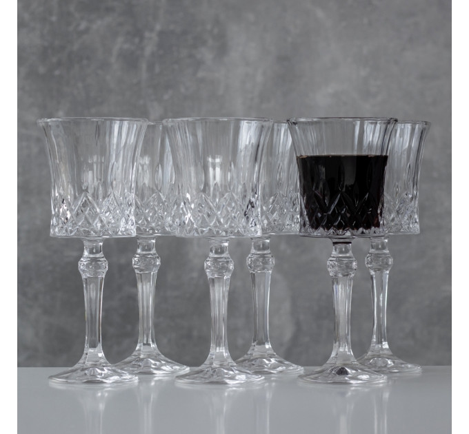 Бокал "Хрустальные звезды", (комплект 6 шт) 250 мл (9108-007)