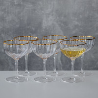Бокал "Золотые моменты", (комплект 6 шт) 200 мл (9118-003)