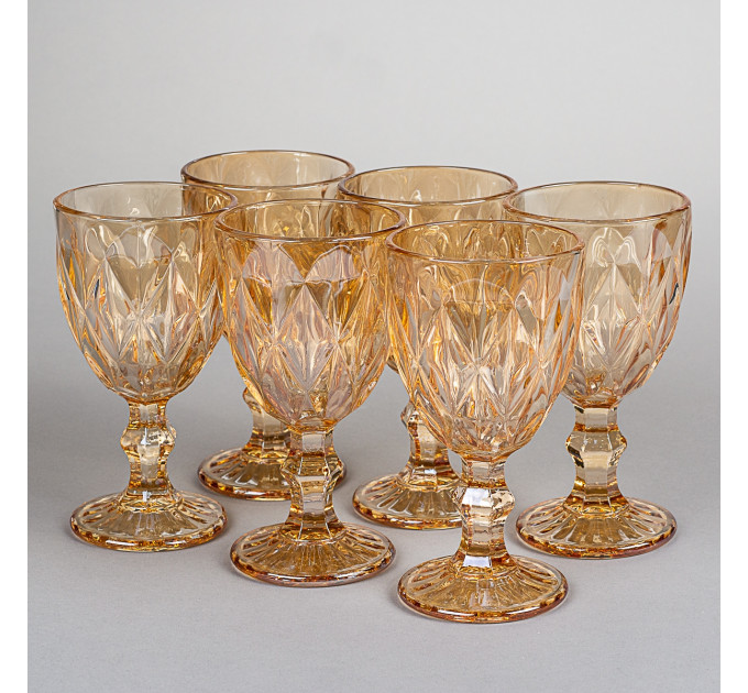 Бокал для вина "Огненный опал", (комплект 6 шт) (8602-002)